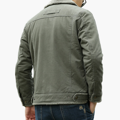Men's casual jacket in pilot style for autumn and winter – fashionable outdoor transitional jacket