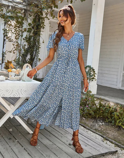 Emily – Vintage-Kleid mit Blumenmuster