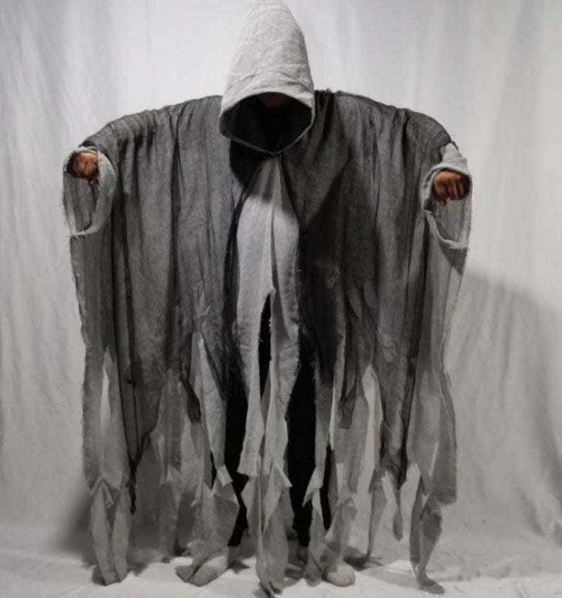 Halloween cloak with hood for adults – spooky costume for Halloween parties & decoration