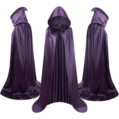 Halloween vampire cloak for adults – reversible cape for costumes & party