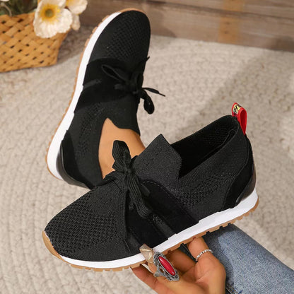 Abigail – Bequeme Damen-Freizeitschuhe aus Mesh mit Schnürung