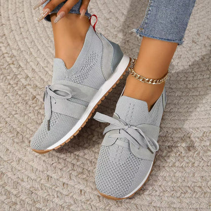 Abigail – Bequeme Damen-Freizeitschuhe aus Mesh mit Schnürung