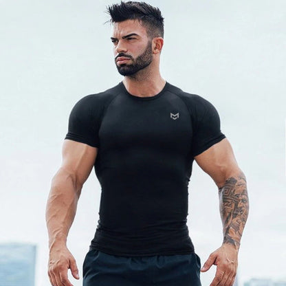 Rory – Kurzarm Fitness T-Shirt aus schnelltrocknendem Material