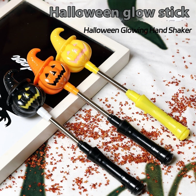 Halloween Glowing Hand Crank Decoration Stick – Party Accessory for Children & Adults