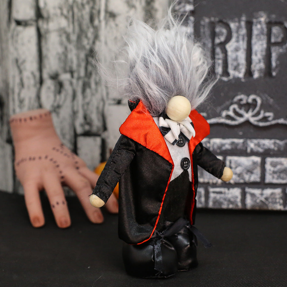 Halloween decorative figure vampire gnome for spooky party decorations