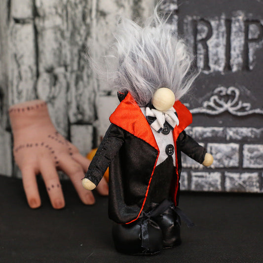 Halloween decorative figure vampire gnome for spooky party decorations