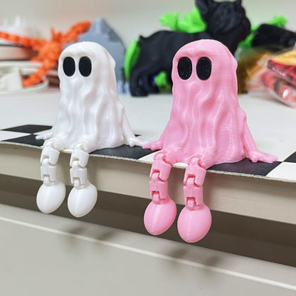 Halloween Ghost Figure Decoration – Funny 3D-Printed Spooky Decoration for Parties & Home