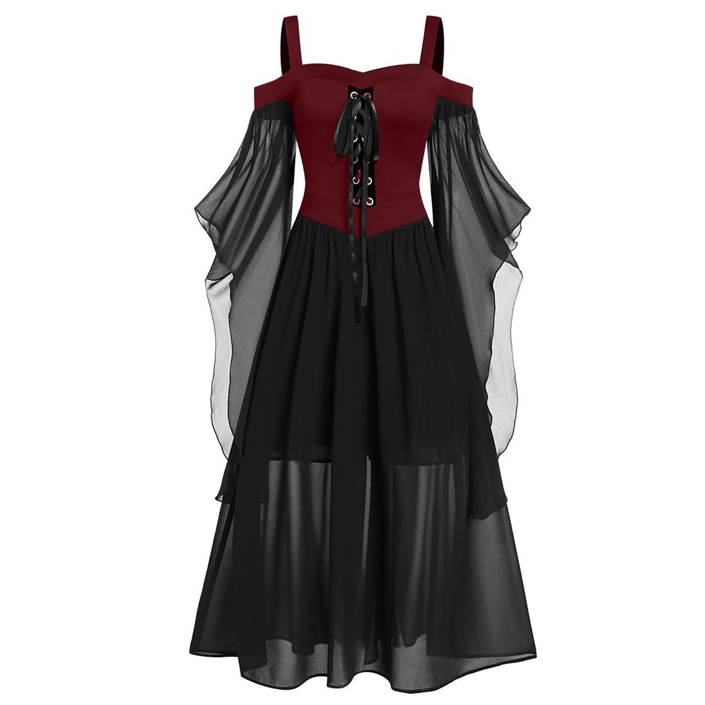 Juliet – Einteiliges Kleid mit Sling-Trägern für Halloween