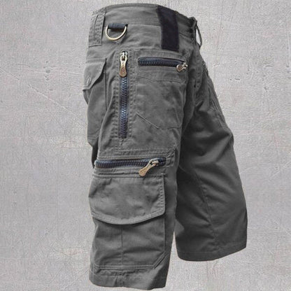 Herren Taktische Outdoor Cargo Shorts mit Reißverschlusstaschen – Wander- & Abenteuershorts