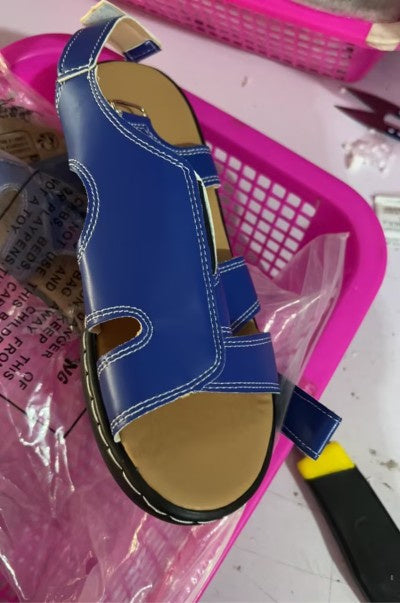 Gillian – Vintage Leichte Komfort Keilsandalen