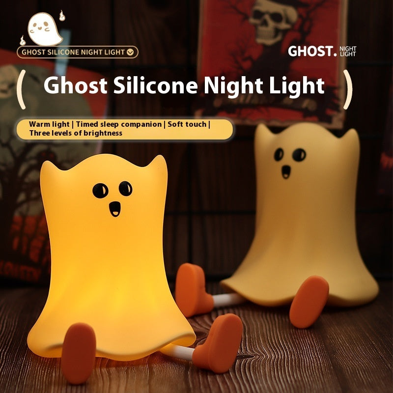 Halloween Night Light Ghost Children – Cute LED Decorative Lamp for Halloween Decoration & Children's Room