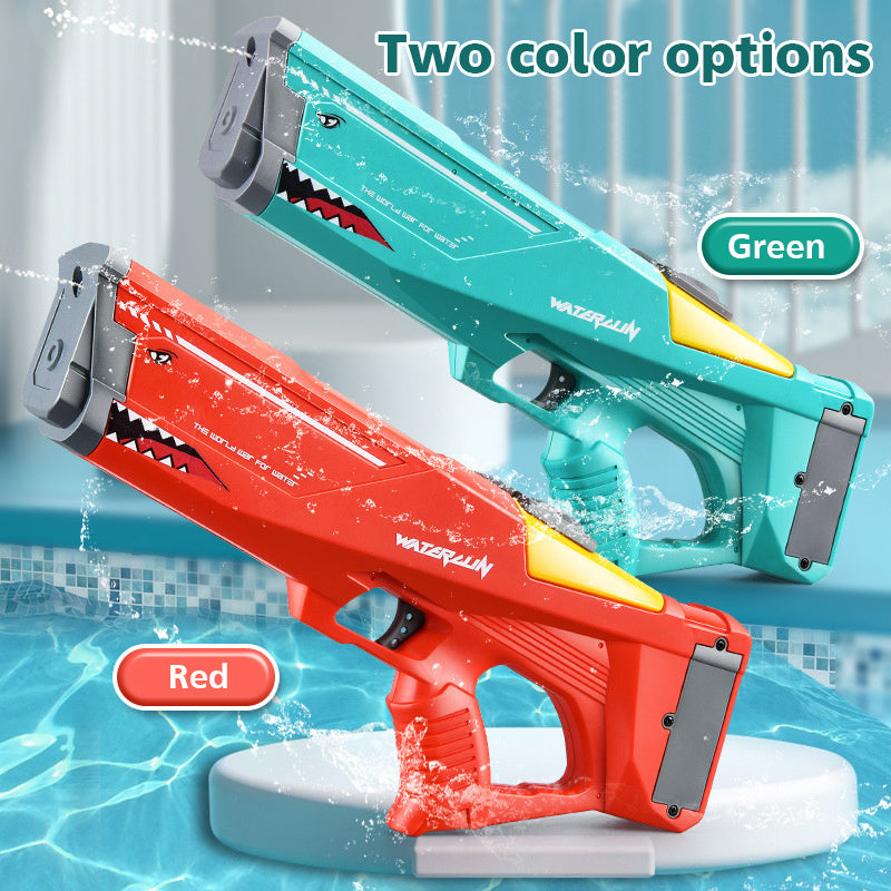 Electric water gun in shark design for children and teenagers – high-pressure water toy for pool & outdoor