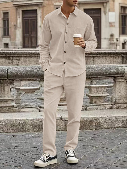 Tom – Lässiger Sportlicher Herren-Kombination mit Cardigan