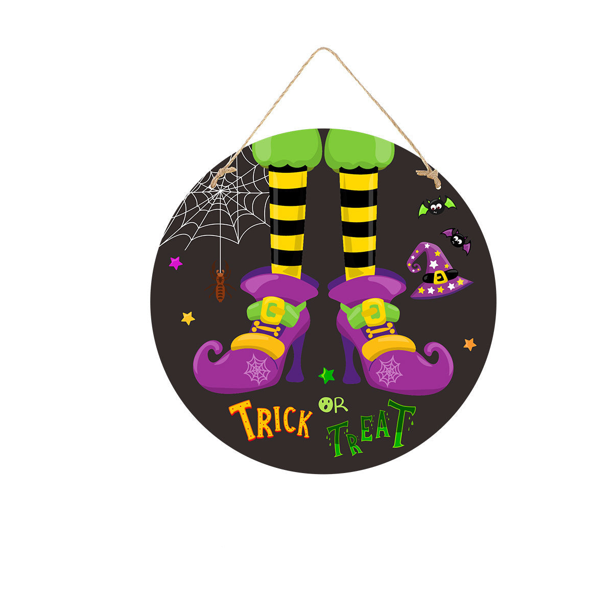 Halloween Door Signs Set – Creepy Decorations for Halloween Parties & Trick-or-Treat – Door Decoration for Adults and Children