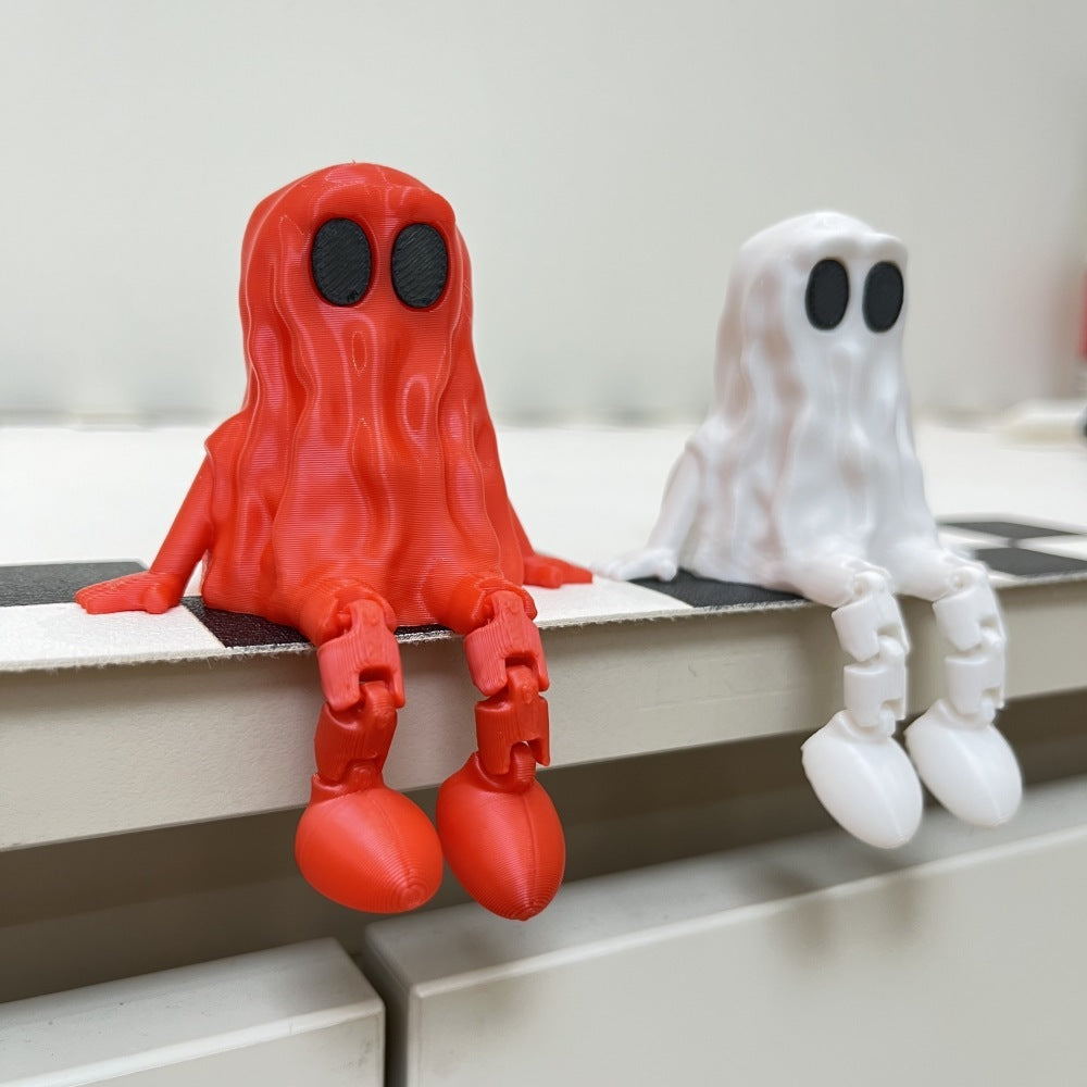 Halloween Ghost Figure Decoration – Funny 3D-Printed Spooky Decoration for Parties & Home