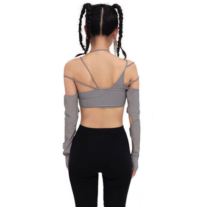 Caroline – Ärmelloses Trägertop mit Halterneck