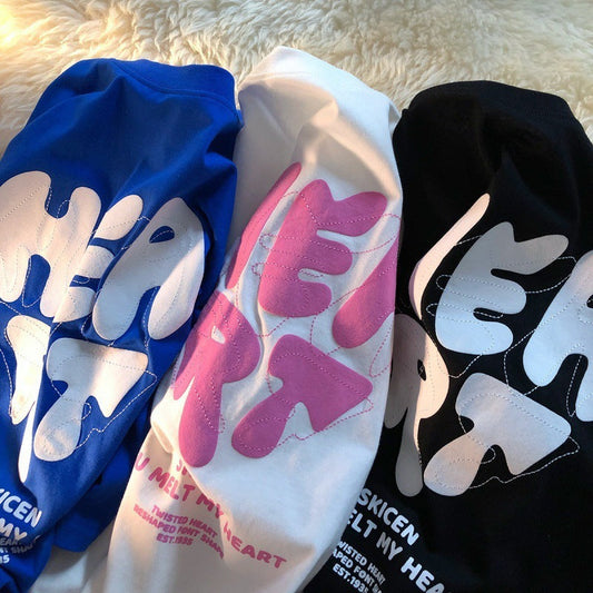 William – Modisches Herren T-Shirt mit Herzdruck