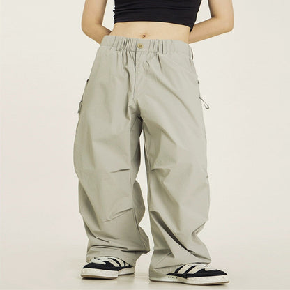 Dominic – Vintage Plissierte Fallschirmhose Cargo Pants