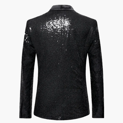 Herren Glitzer Sakko für festliche Anlässe – Eleganter Party-Blazer mit Pailletten