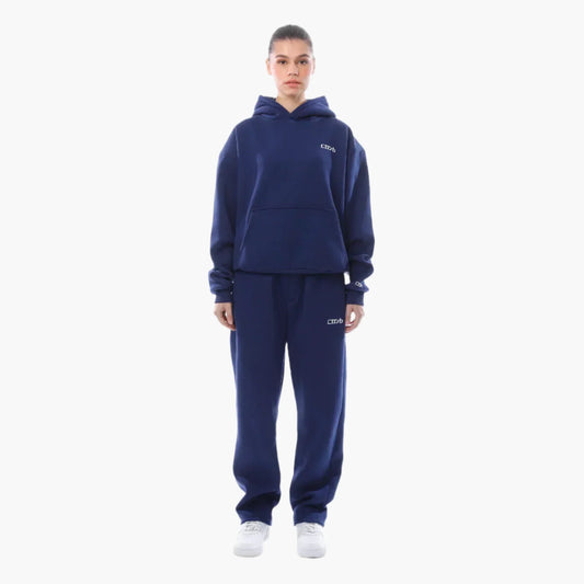 Damen Freizeit-Sweatshirt Set – Lockerer Hoodie & Jogginghose für Alltag, Sport und Streetwear