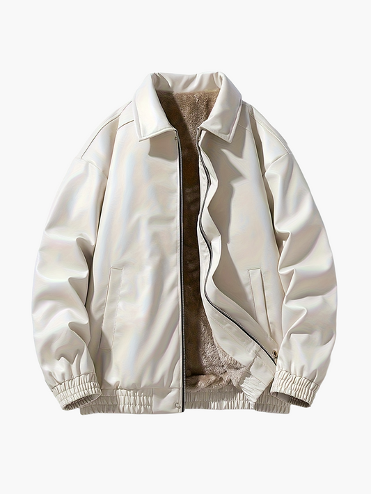 Herren Bomberjacke im lässigen Stil mit Reißverschluss – Ideal für Freizeit und Alltag