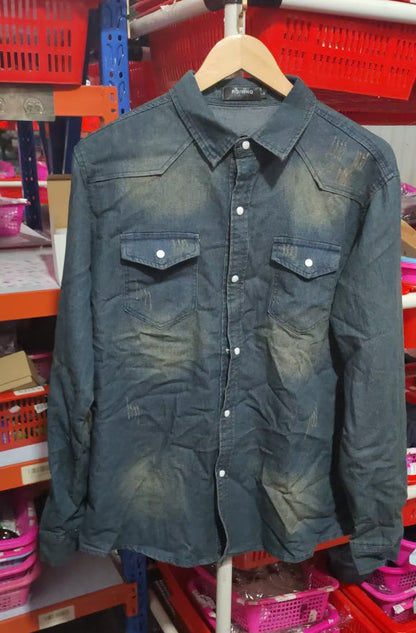 Kenny – Langes Herrenhemd in lässigem Slim Fit