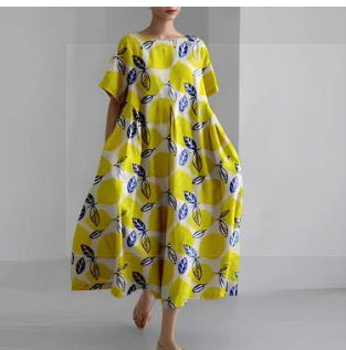 Natalie – Special women's dress with geometric pattern