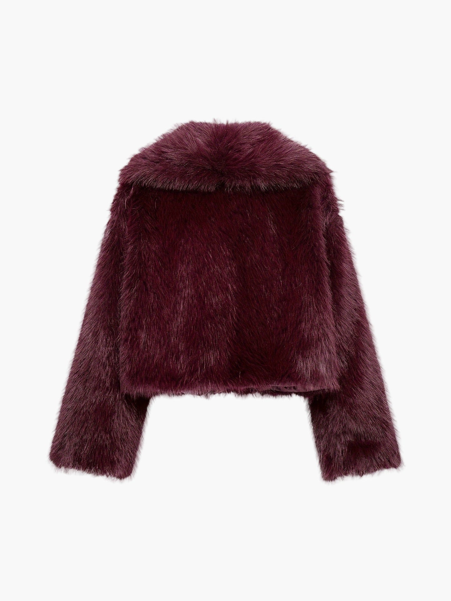 Damen Kurzjacke Kunstfell Elegant Winterjacke für Freizeit & Ausgehen