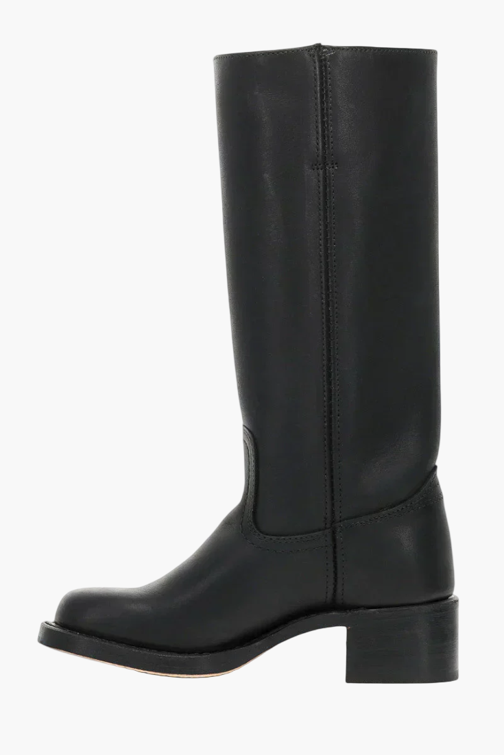Women's Boots Western Style Classic – Fashionable Block Heel Boots for Everyday and Leisure