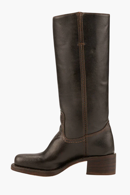 Women's Boots Western Style Classic – Fashionable Block Heel Boots for Everyday and Leisure