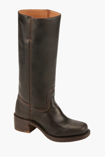 Women's Boots Western Style Classic – Fashionable Block Heel Boots for Everyday and Leisure