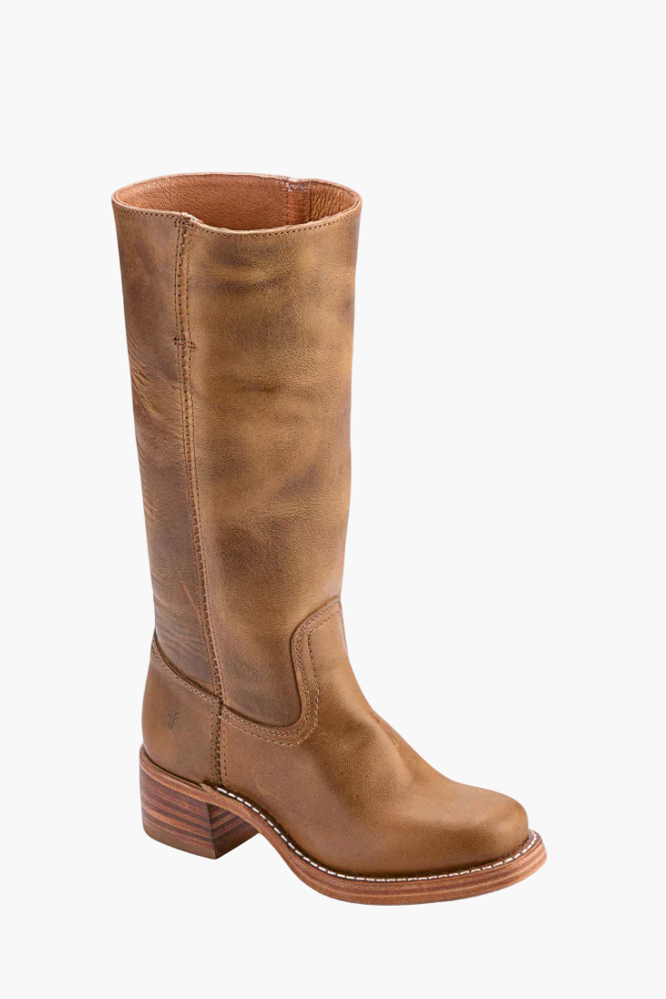 Women's Boots Western Style Classic – Fashionable Block Heel Boots for Everyday and Leisure