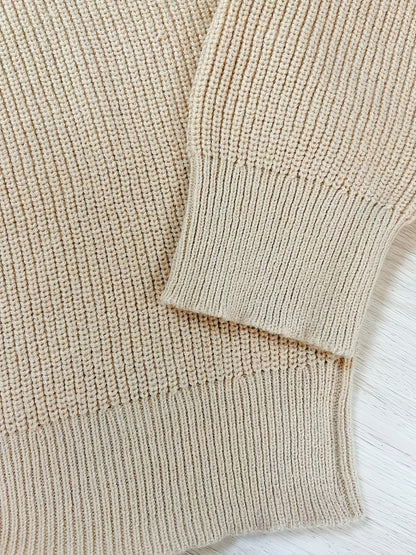 Men's knitted sweater with zipper and stand-up collar – modern casual design for autumn and winter