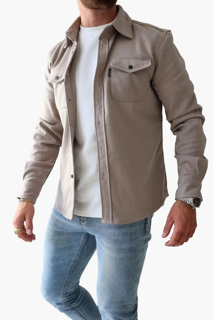 Men's Overshirt Jacket – Modern Street Style for Everyday, Leisure, and Office