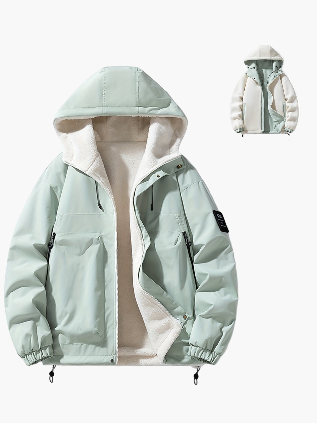 Herren Winterjacke mit Kapuze – Casual Streetwear Outdoorjacke