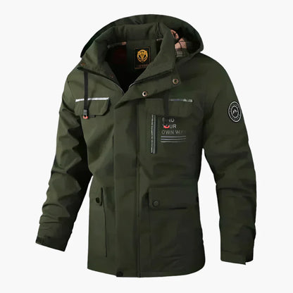 Men's Outdoor Winter Jacket – Windproof & Waterproof Casual Jacket with Hood for Everyday and Adventure