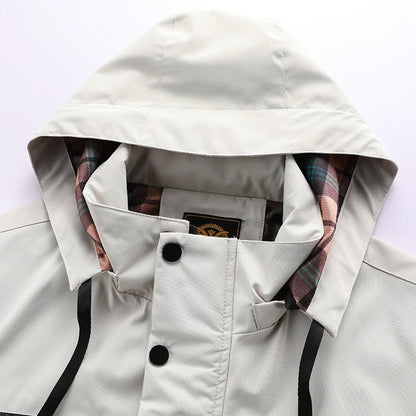 Men's Outdoor Winter Jacket – Windproof & Waterproof Casual Jacket with Hood for Everyday and Adventure