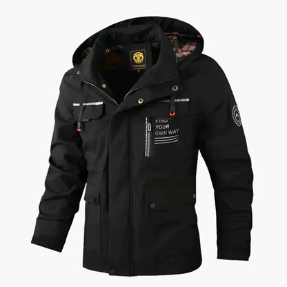 Men's Outdoor Winter Jacket – Windproof & Waterproof Casual Jacket with Hood for Everyday and Adventure