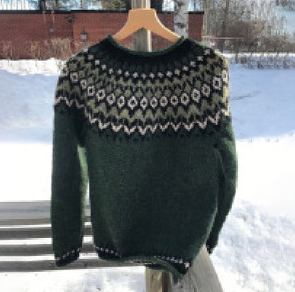 Victoria – Multicolor Rundhals Pullover für Damen