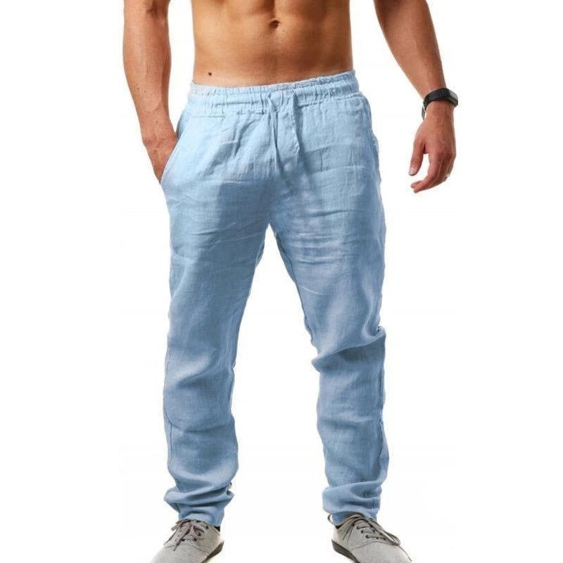 Austin – Atemberaubende Herren-Linnen-Lose Freizeit-Sporthose
