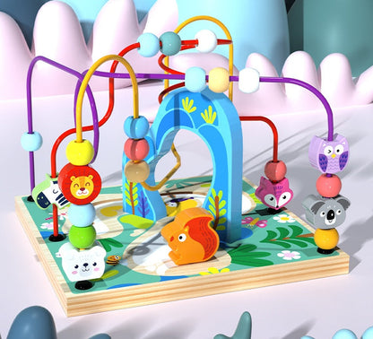 Multifunktionales Motorikspielzeug Lernwürfel für Kinder – Alphabet, Tiere, Formen & Zahlen – Pädagogisches Spielzeug