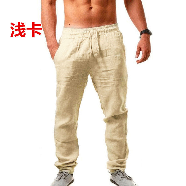 Austin – Atemberaubende Herren-Linnen-Lose Freizeit-Sporthose