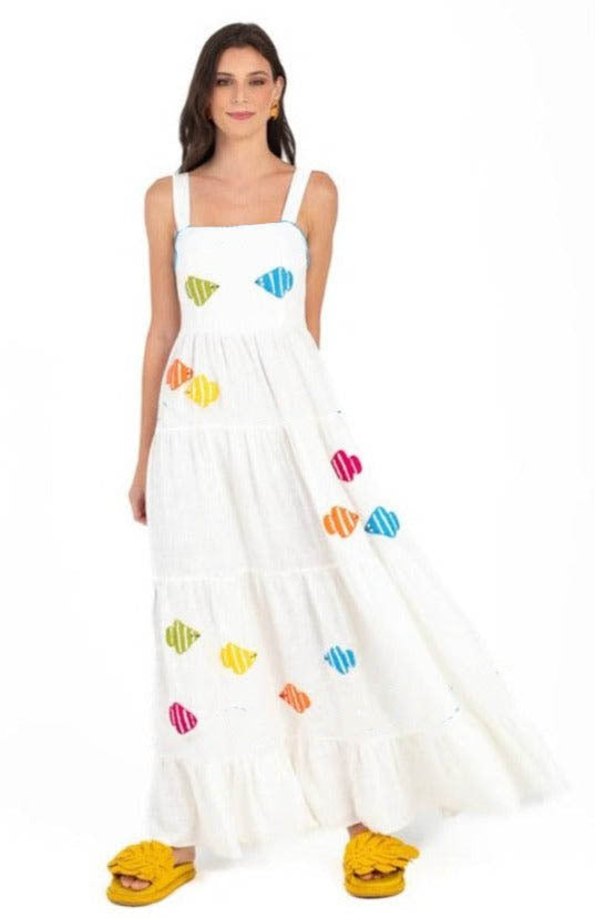 Mandy – Langes Strandkleid für Damen