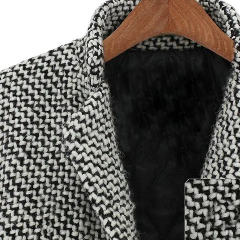 Women's wool coat in blazer style – Elegant winter coat for everyday & office