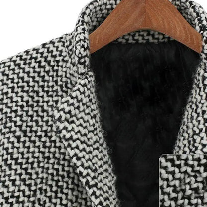 Women's wool coat in blazer style – Elegant winter coat for everyday & office