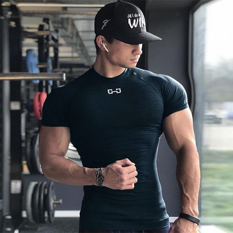 Rory – Kurzarm Fitness T-Shirt aus schnelltrocknendem Material