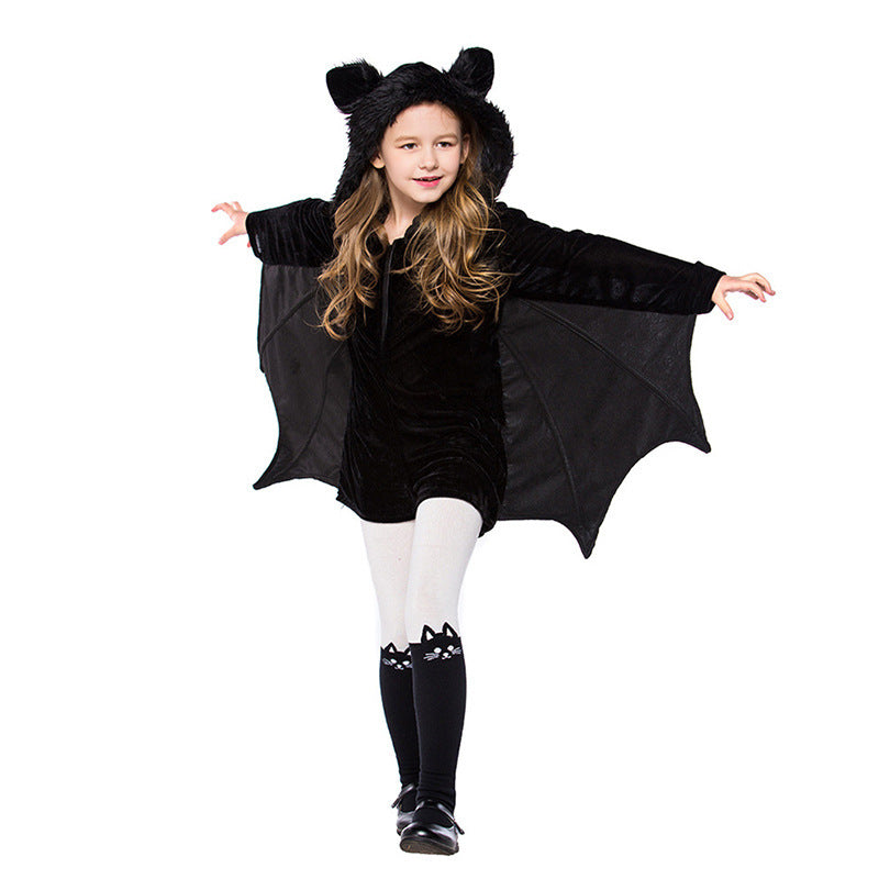 Children's Halloween Bat Costume – Funny Dress-Up Outfit for Boys and Girls