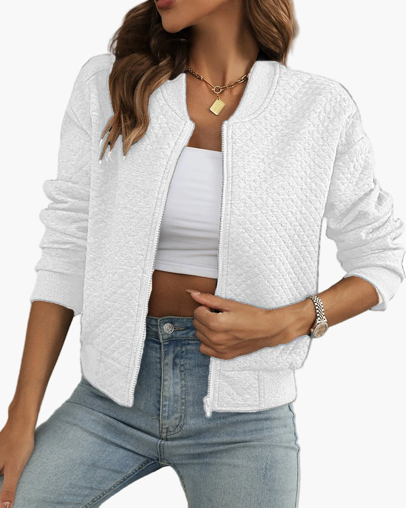 Damen Bomberjacke Stepp-Design Urban Streetstyle Freizeitjacke