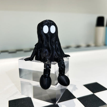 Halloween Ghost Figure Decoration – Funny 3D-Printed Spooky Decoration for Parties & Home