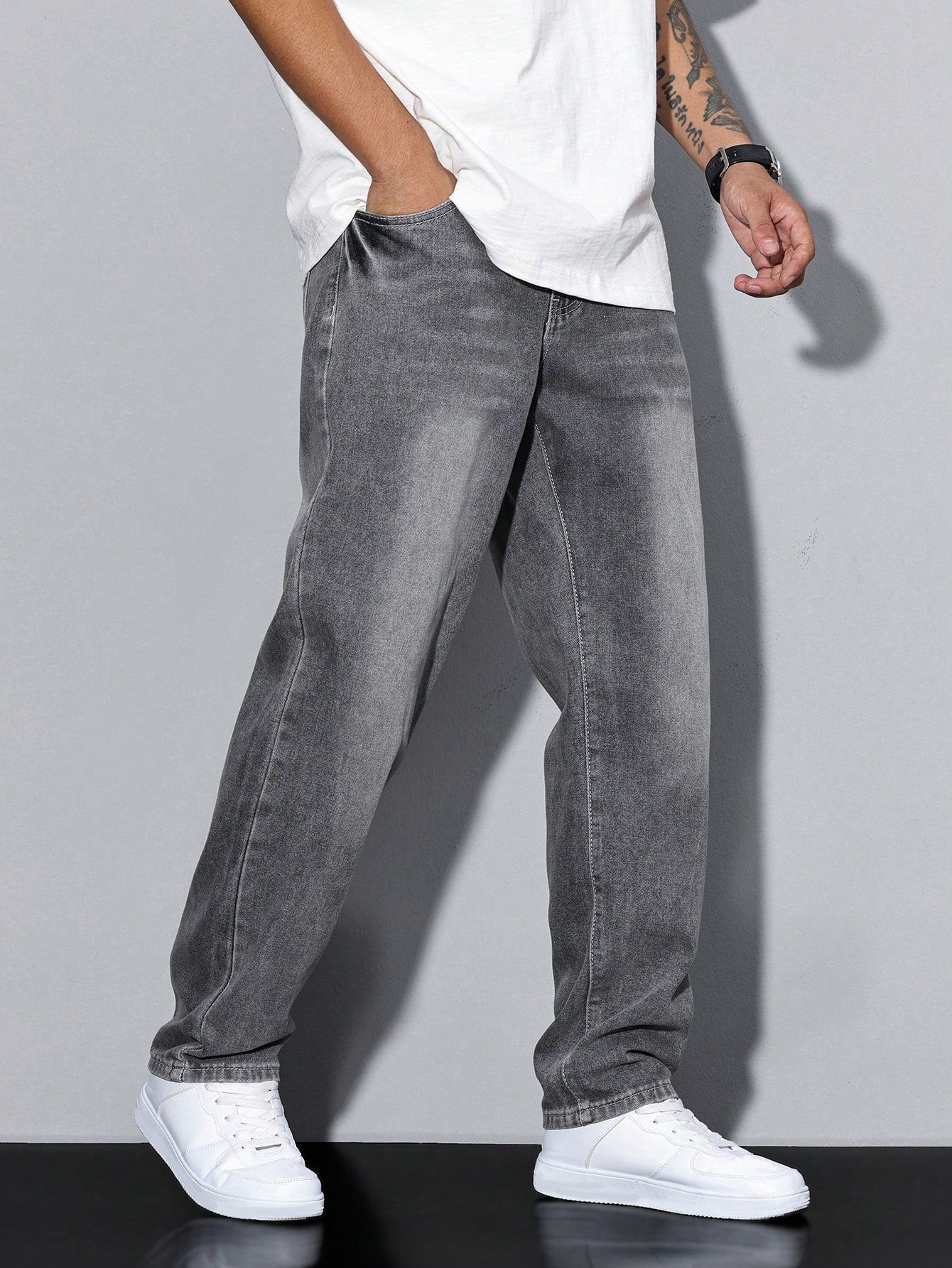 Herren Relaxed Fit Straight Jeans – Bequeme Freizeitmode im Urban Style